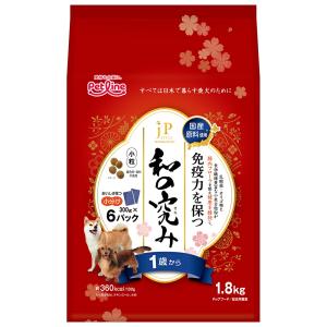 ドッグフード　ＪＰスタイル　和の究み　小粒　１歳から　１．８ｋｇ（３００ｇ×６）