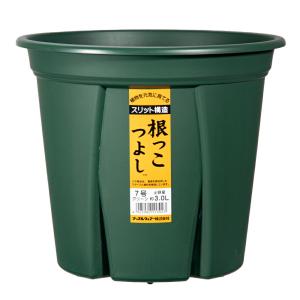 スリット鉢 アップルウェアー 根っこつよし 7号...の商品画像