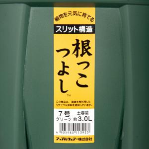スリット鉢 アップルウェアー 根っこつよし 7...の詳細画像3