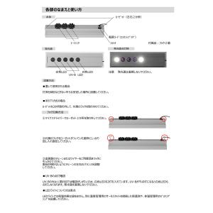 爬虫類用LEDライト UVB MH-10S 紫...の詳細画像4