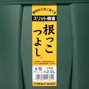 スリット鉢 アップルウェアー 根っこつよし 6...の詳細画像3