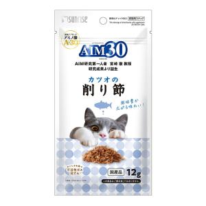 キャットフード　ＡＩＭ３０　カツオの削り節　１２ｇ