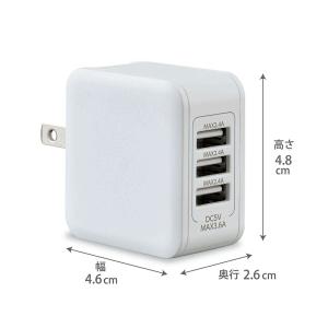 GEX USBアダプター G-3.6A 3ポートの詳細画像3