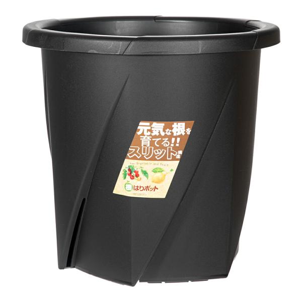 スリット鉢　大和プラスチック　根はりポット　３５型　ブラック