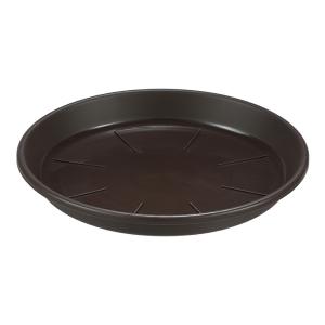 アップルウェアー　シンプルプレート　４号　ダークブラウン　鉢皿