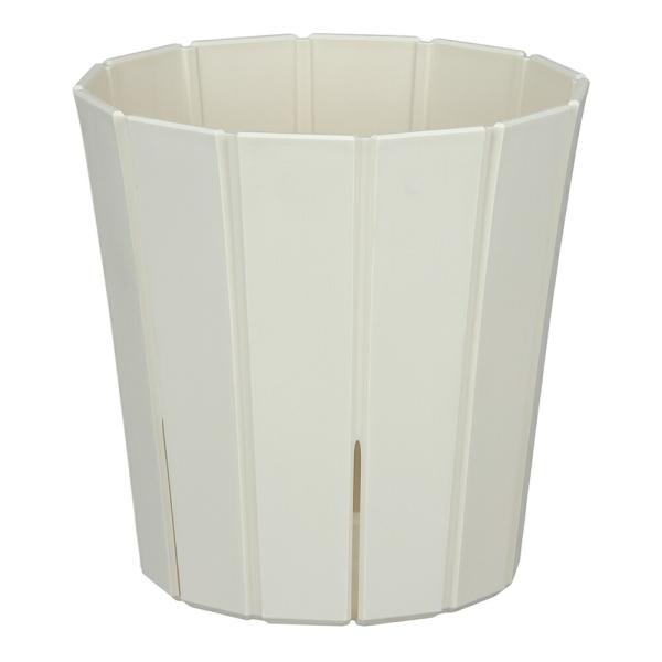 スリット鉢　アップルウェアー　スリットオアシス　８号　ホワイト　観葉植物　植木鉢　鉢　おしゃれ　シン...