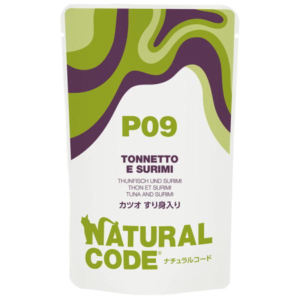 猫パウチ　ＮＣＰ９　カツオ　すり身入りパウチタイプ　７０ｇ　ナチュラルコード　プレミアム