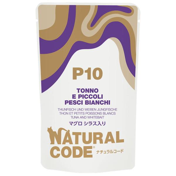 猫パウチ　ＮＣＰ１０　マグロ　シラス入りパウチタイプ　７０ｇ　ナチュラルコード　プレミアム