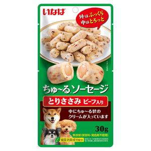 いなば ちゅ〜るソーセージ とりささみ ビーフ入...の商品画像