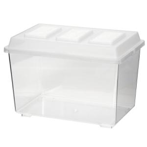 コバエシャッター　中　（２９８×１９５×２１０ｍｍ）　プラケース　虫かご　飼育容器　昆虫　カブトムシ　クワガタ