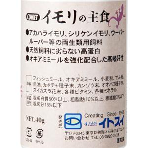 コメット イモリの主食 沈下性 40g 両生類...の詳細画像2