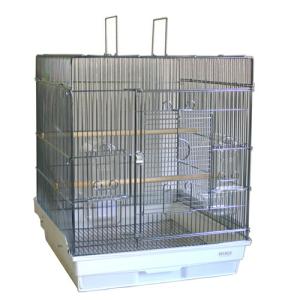 HOEI 鳥かご 465オカメ ホワイト （46．5×46．5×58cm