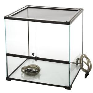 爬虫類ケージ　テラスペース　６０×４５×６０ｃｍ　穴２つあり　ドレン付き　爬虫類　両生類　飼育ケージ　テラリウム　１８０サイズ