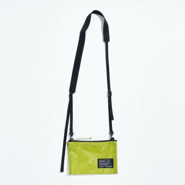 OverLab オーバーラボ フォールディングサコッシュ ライム folding sacoche_l...