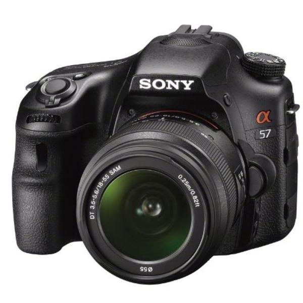 SONY ミラーレス一眼 α57 ズームレンズキット DT 18-55mm F3.5-5.6 SAM...