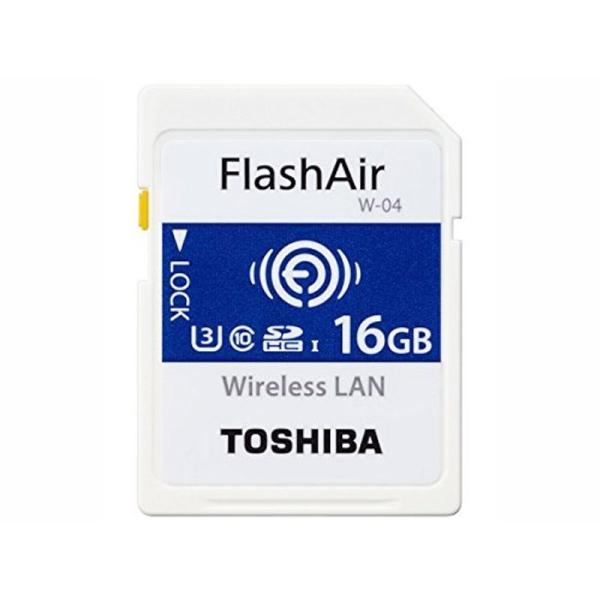 東芝 無線LAN搭載SDHCメモリカード 16GB Class10 UHS-1Flash Air S...