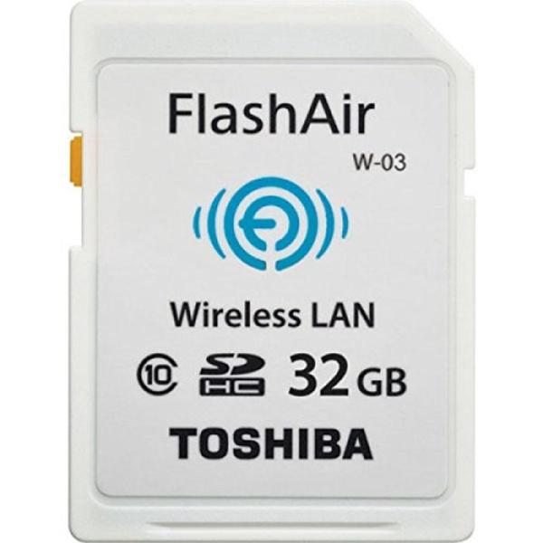 TOSHIBA(東芝) 無線LAN搭載SDHCカード FlashAir W-03 32GB Clas...