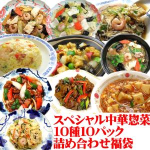 冷凍食品 母の日 父の日 中華 ギフト 惣菜 福袋 中華セット 中華惣菜 送料無料 ギフト スペシャル中華惣菜10種10パック 詰め合わせ福袋