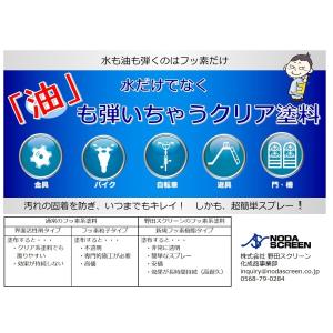 フッ素系 水だけでなく「油」も弾いちゃうクリア...の詳細画像1