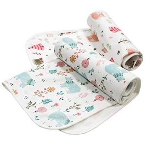 Joyancejt おねしょシーツ 防水シーツ ベビー 介護 生理中 肌に優しい 天然オーガニック綿100％ 持ち運び便利 繰