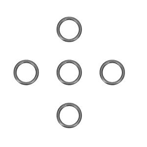 Ofowin 5個入り Oリング ニトリルゴム 5mm x 7mm x 1mm ブラック