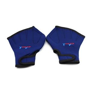 navire サーフィン SAP スタンドアップパドル 水泳 トレーニング 用 パドル 水かき グローブ フリー サイズ (ブル