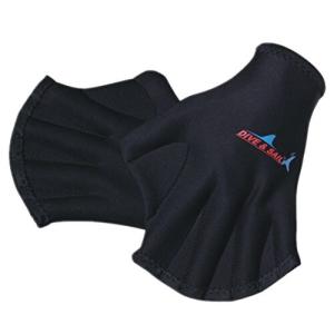 navire サーフィン SAP スタンドアップパドル 水泳 トレーニング 用 パドル 水かき グローブ フリー サイズ (ブラ