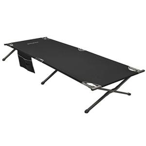KingCamp キャンプ コット ワイド アウトドア ベッド 幅広 折りたたみベッド 長205×幅75×高さ46cm 耐荷重150kg 収納