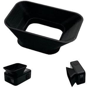 Kiowon GoPro Hero 10 Hero 9 用 レンズフード 夜景撮影 ガラス越し撮影 遮光効果 グレア防止 ゴープロ 9 10用アクセサ