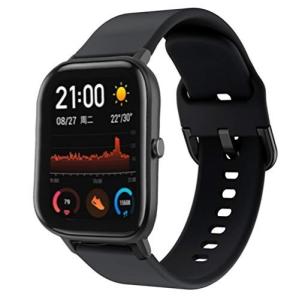Comtax Compatible with Huami Amazfit GTR 42mm/ GTS/Bip バンド 20mmシリコン製交換ベルトSamsung Galaxy Active/Gear Sport/Active 2 対応