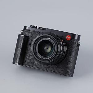 対応 Leica ライカ PEN Q2 カメラケース カメラカバー カメラバッグ カメラホルダー EPSOM 銀付牛革 + メタルベースの商品画像