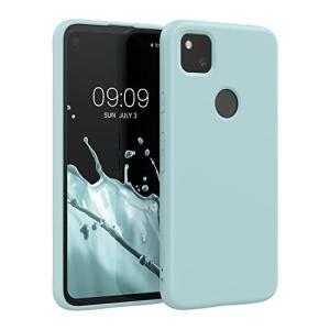 kwmobile 対応: Google Pixel 4a ケース - 極薄 衝撃吸収 TPU シリコンケース - マイクロファイバー 加工