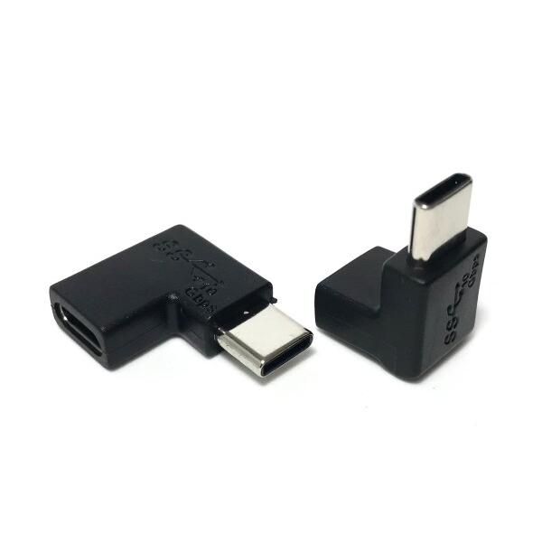 Access USB-C メス to USB-C オス 方向転換 変換アダプタ + マイクロファイバ...