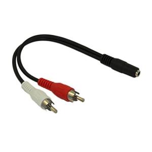 Grandmart RCA変換ケーブル 3.5mmメス to 2RCAオス