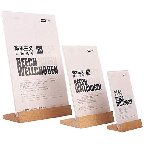 SVIAO サインホルダー フォトフレーム 透明アクリル メニュースタンド POPスタンド 両面用 ...