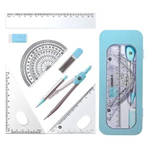 コンパス 直定規 定規 三角定規 半円分度器 製図 作図ツール