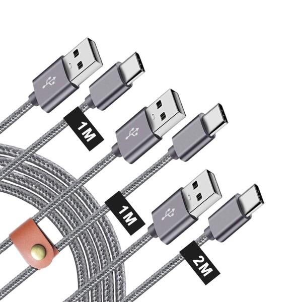 Type C/タイプc 充電ケーブル 2M+1M+1M,Sony Xperia XZ3 SO-01L...