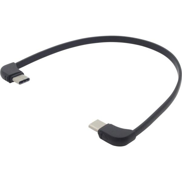 オーディオファン タイプC USBケーブル 両端 L字タイプ QC3.0対応 オス-オス  Gala...