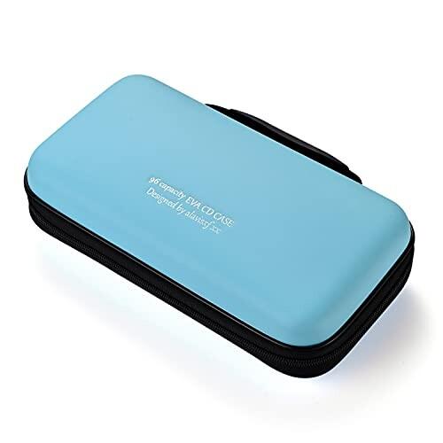 LIOVODE 96枚収納 CDケースポータブルEVA blu-ray ディスク収納ケース 大容量 ...