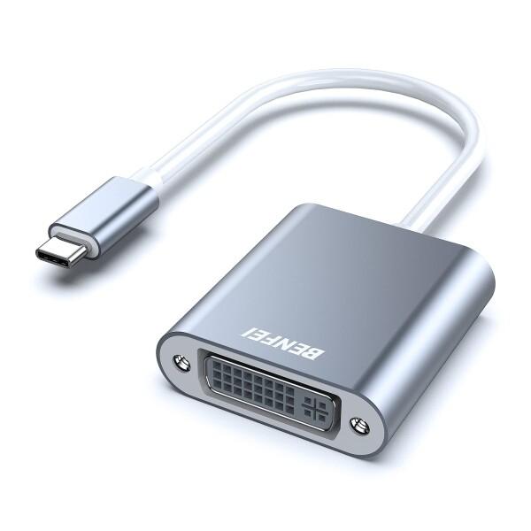BENFEI USB-C-DVIアダプター、Thunderbolt 3/4（USB Type C）-...