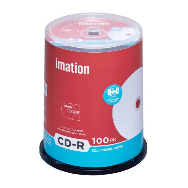 imation イメーション 1回記録用 CD-R IM002 (52倍速/100枚)