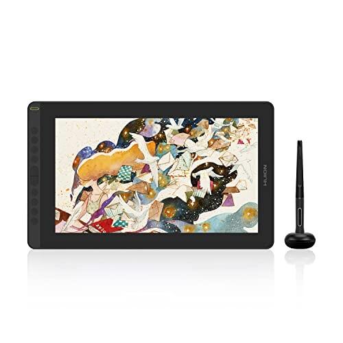 HUION 液タブ 液晶ペンタブレット Kamvas 16(2021) 15.6インチ 充電不要ペン...