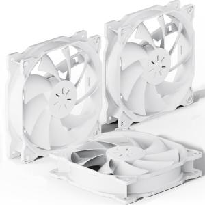 upHere PCケースファン3連 虹色LED PWM 3PINコネクタ デイジーチェーン