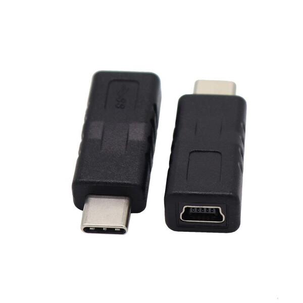 ViViSun USB C to mini変換アダプタ USB3.1 Type-Cオス to min...