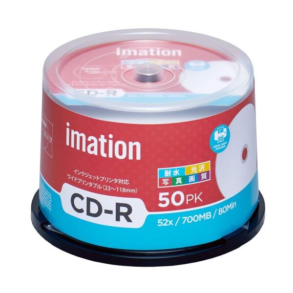 imation（イメーション） 1回記録用 耐水・光沢写真画質 (ウォーターシールド) CD-R I...