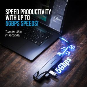 SABRENT usb-cハブ 5ポート 4K...の詳細画像4
