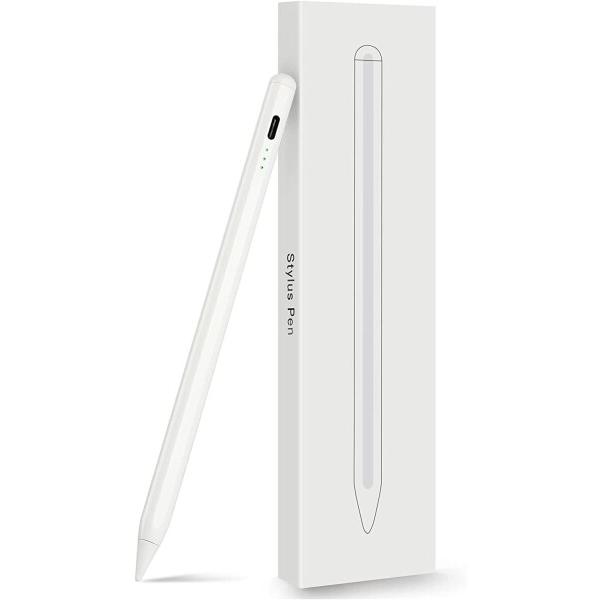 iPadタッチペン 極細 スタイラスペン ペン先1.0mm 超高感度 Type-C充電 iPad専用...
