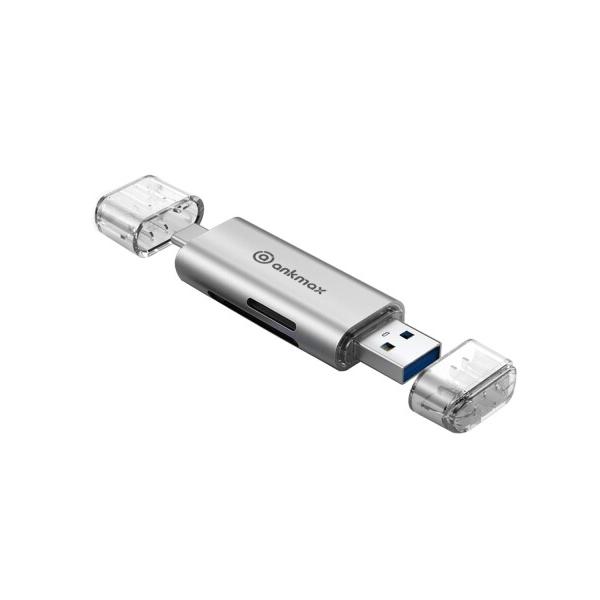 USB C カードリーダー Ankmax UC313S USB3.0 SD TF Micro SD ...