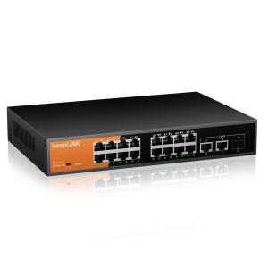 FOXNEO 10G スイッチングハブ 6ポート 4×10G RJ45+2×10G SFP+ 全ポート