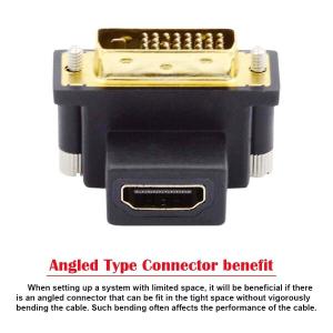 YC° CY DVI オス - HDMI メス...の詳細画像2